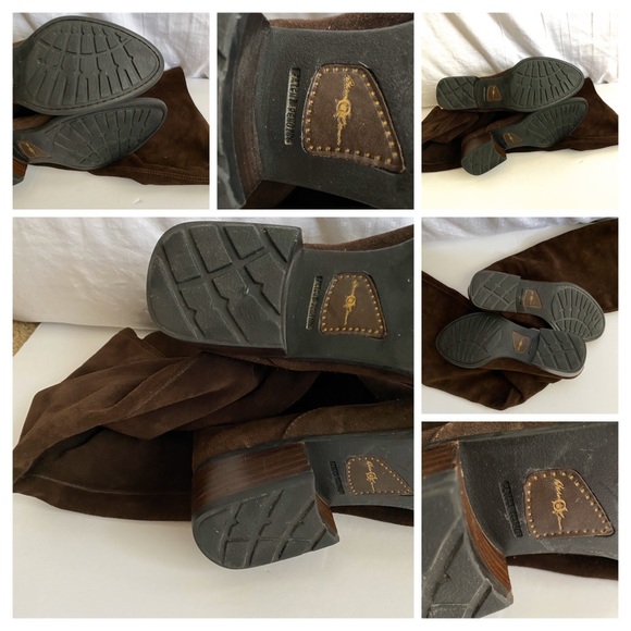 BORN-CROWN CADY SUEDE OVER THE KNEE BOOTS - Picture 7 of 8